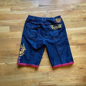 Early Y2k EXA Jean Shorts
